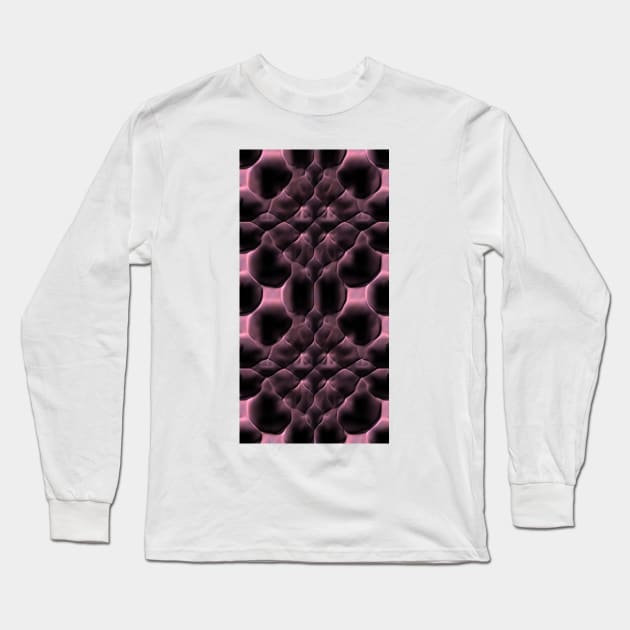 FAAFO ART Seamless Artistic Vertical Patterns 000022 Long Sleeve T-Shirt by FAAFO